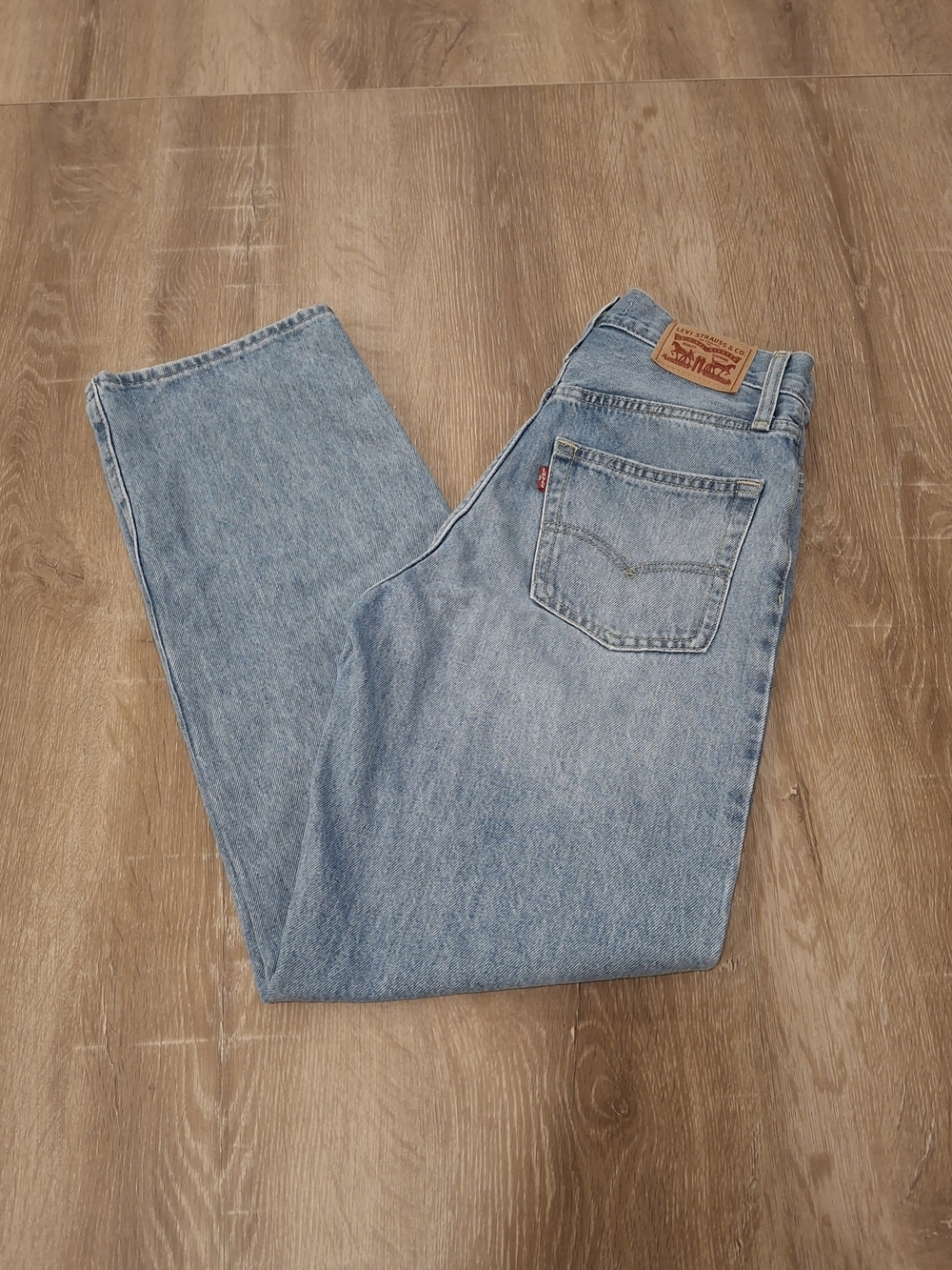 Levi's '94 Baggy Distressed Jeans Women's 26x31 Light Wash